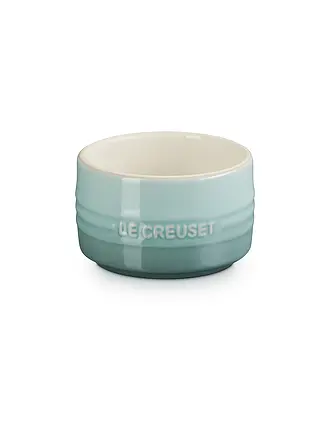 LE CREUSET | Stapelbare Förmchen 9cm/2l Ofenrot | hellgrau